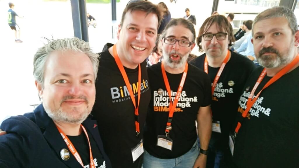 BIMrras Podcast y Jose Maria Abellán, creador de BIMMate, juntos durante el EUBIM2018