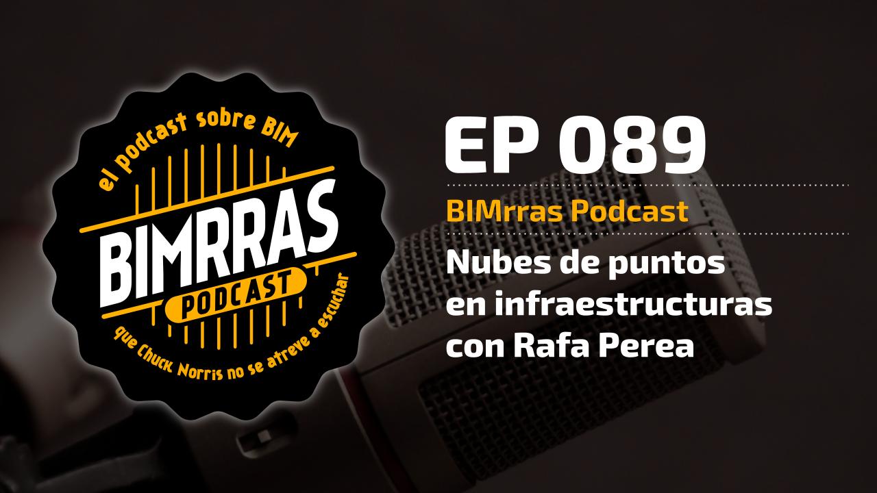 Carátula del episodio 089 Nubes de puntos en infraestructuras